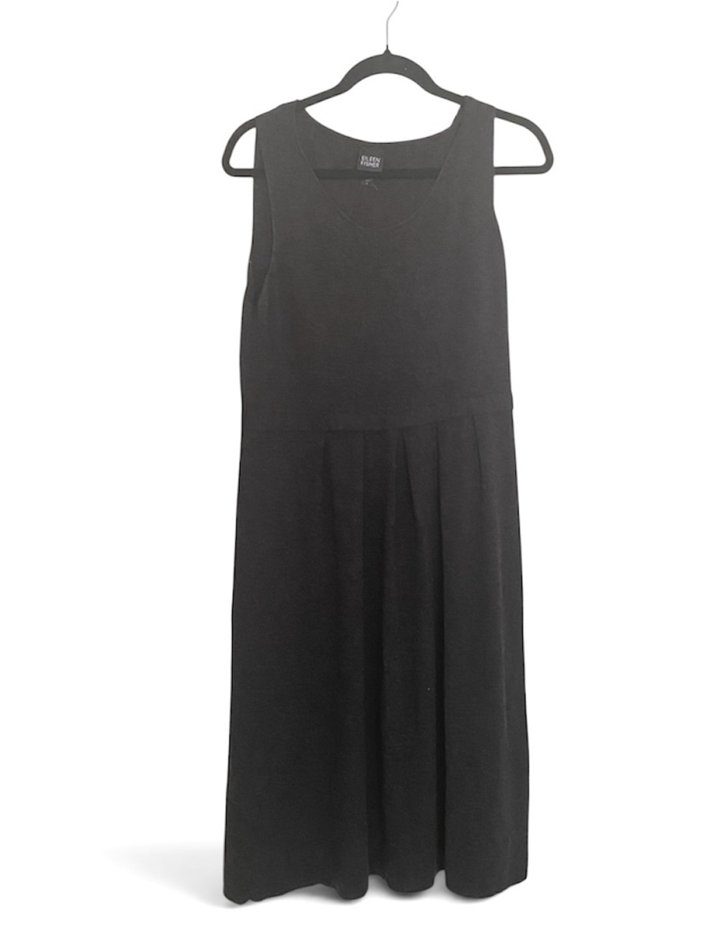 Eileen Fisher Merino Wool Sleeveless Sweater Dress